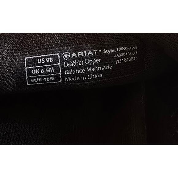 Ariat Leather Slip on shoes size 9 - Picture 7 of 8